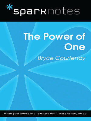 cover image of The Power of One (SparkNotes Literature Guide)